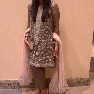 Indian/Pakistani shalwar kameez with dupatta wedding wear